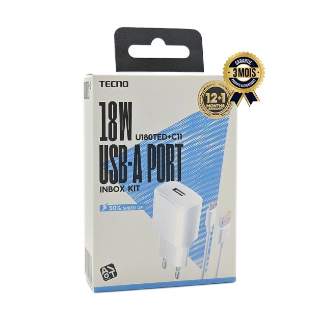 Chargeur de voiture double port - Green Lion - 50W (USB-A, USB-C)