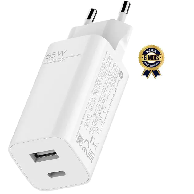boitier de charge rapide Xiaomi Mi 65 W