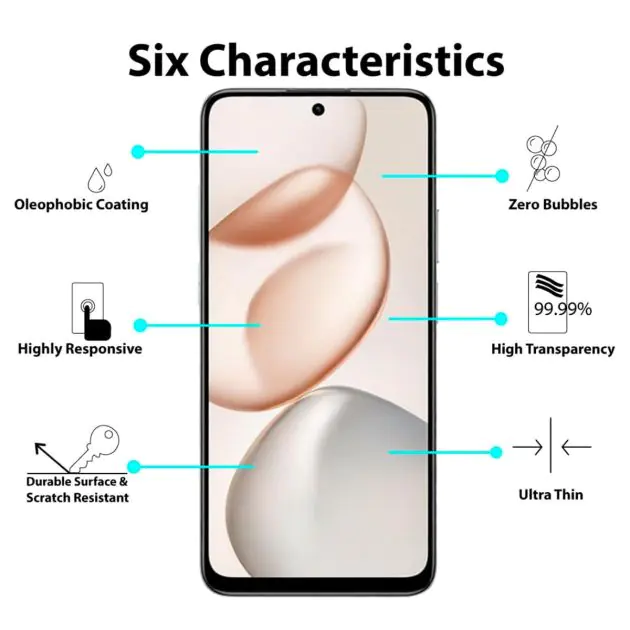 Glass de protection clair transparent pour Honor X7D 2