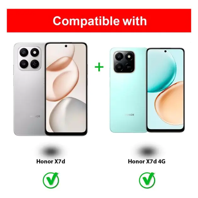 Glass de protection clair transparent pour Honor X7D 3