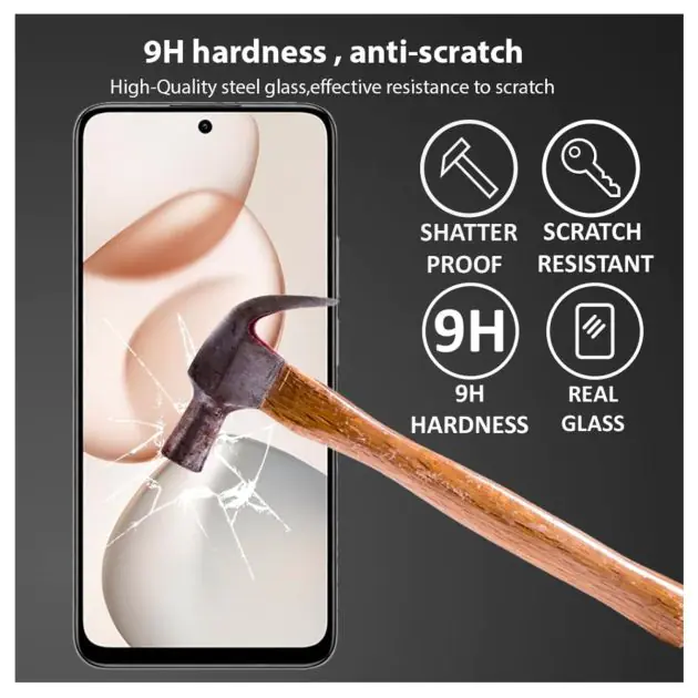 Glass de protection clair transparent pour Honor X7D 5