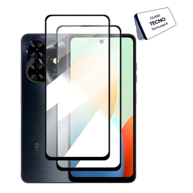 Glass de protection clair transparent pour Honor X7D 6