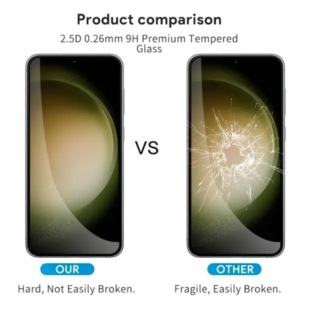 Glass de protection pour Samsung Galaxy S25 4