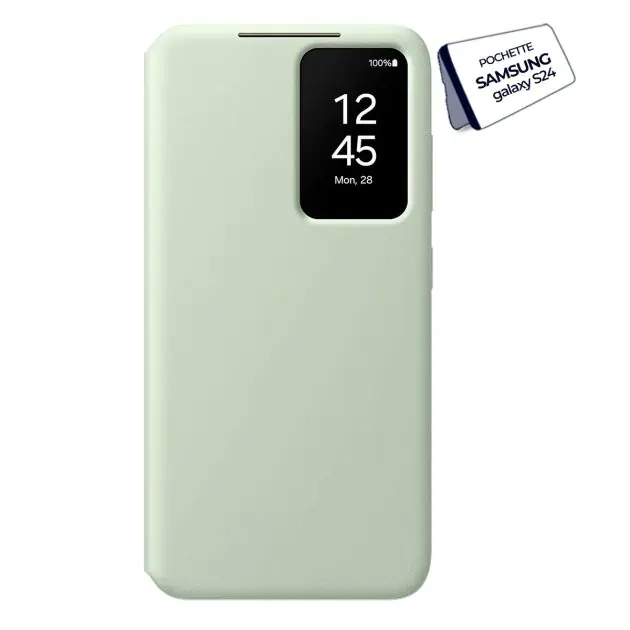 Pochette smart view wallet case pour Samsung Galaxy S24