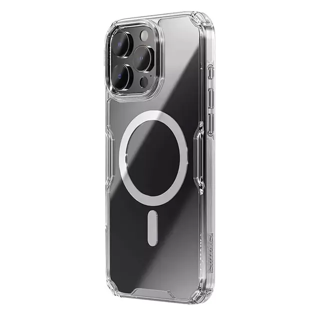 Pochette transparente magsafe Nillkin pour IPhone 16 Pro Max 3