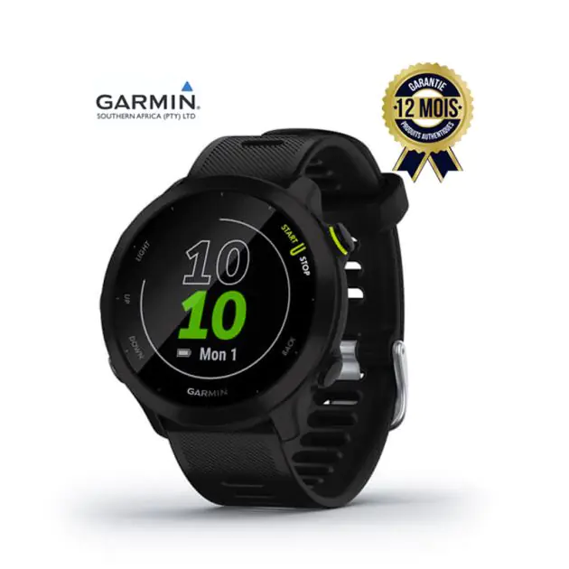 Smartwatch Garmin Forerunner 55 -14 jours d'autonomie - GPS - wifi - (Livrée entre 7 - 10 jours ) - 12 mois 8