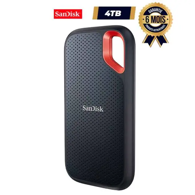 Disque dur SSD portable – SanDisk – Extreme – 4 To