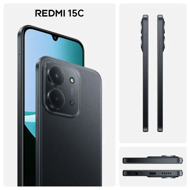 Xiaomi Redmi 15C – 128 Go – 4Go RAM - 6.9" – 50MP/8MP – 6000mAh 7